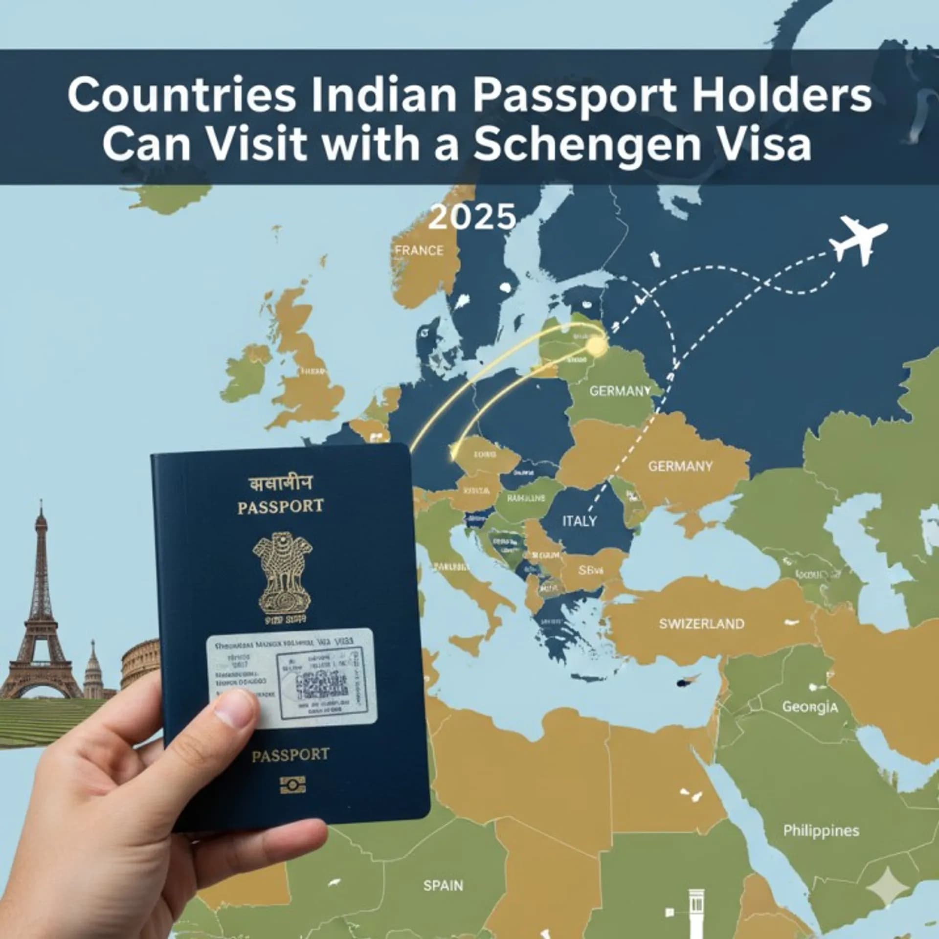 Countries Indian Passport Holders Can Visit with a Schengen Visa in 2025 | MyVisitVisa